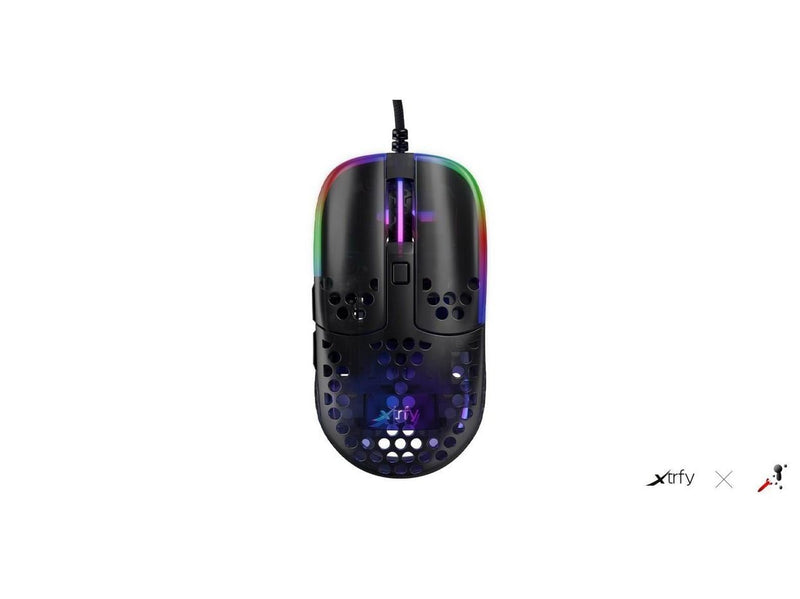Xtrfy MZ1 - Zy's Rail - Gaming Maus (Schwarz mit RGB)