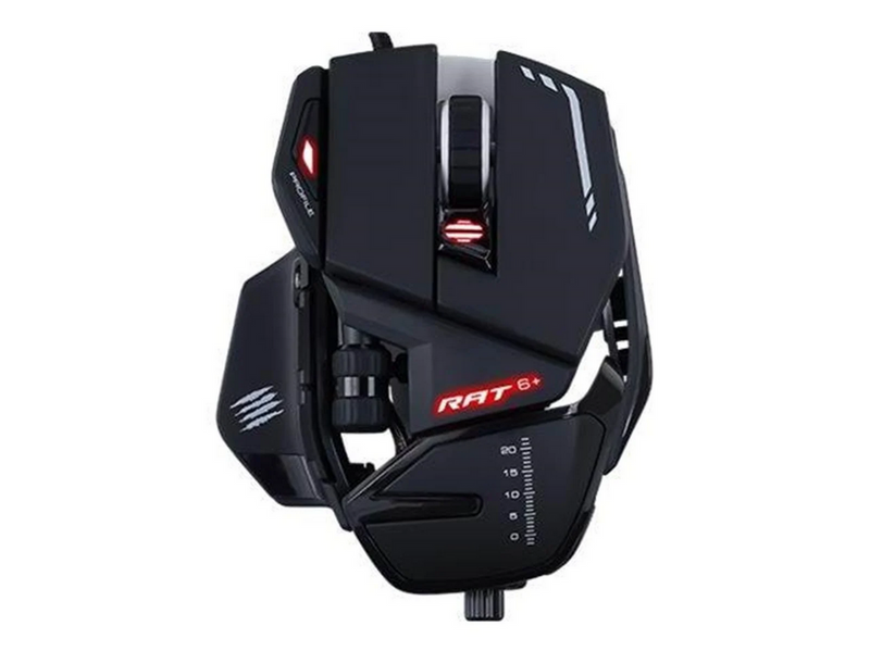 Mad Catz R.A.T. 6+ - Gaming Maus (Schwarz)