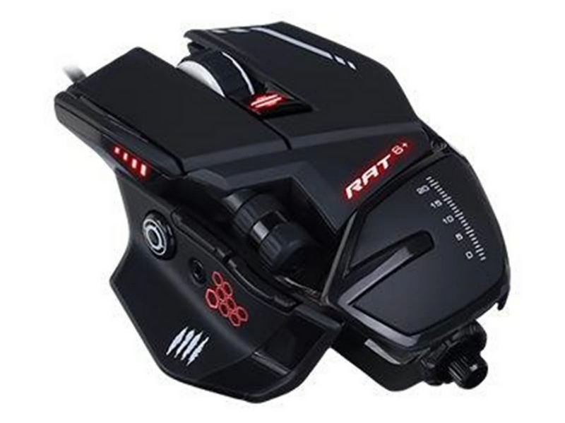 Mad Catz R.A.T. 6+ - Gaming Maus (Schwarz)