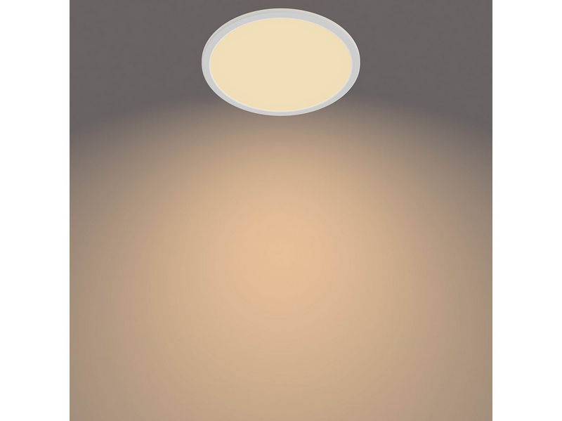 Philips Superslim CL550 Ceiling lamp Ø250 mm LED 15W 2700K SceneSwitch IP44,