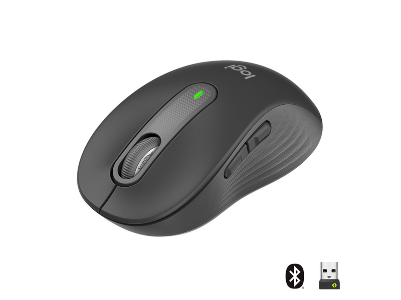 Logitech Signature M650 Wireless Graphite - Maus (Schwarz)