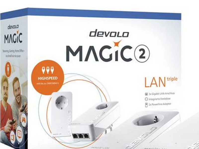 devolo Magic 2 LAN Triple Starter Kit Homeplugs