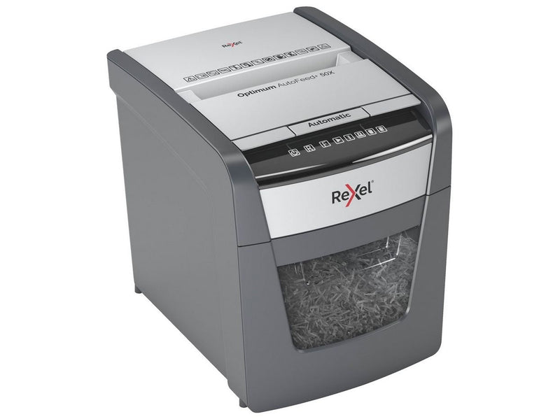 Rexel Optimum AutoFeed+ 50X Automatischer Aktenvernichter Partikelschnitt, P4