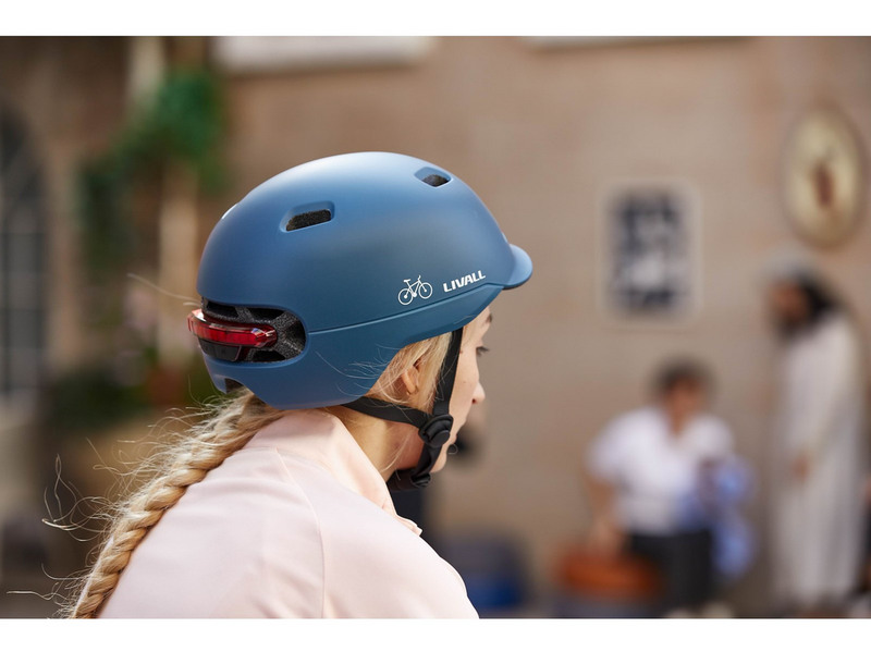 Livall C20 Smart Commuter Helmet - Medium - Blue