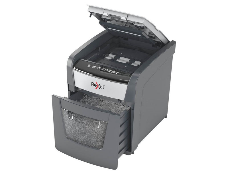 Rexel Optimum AutoFeed+ 50X Automatischer Aktenvernichter Partikelschnitt, P4