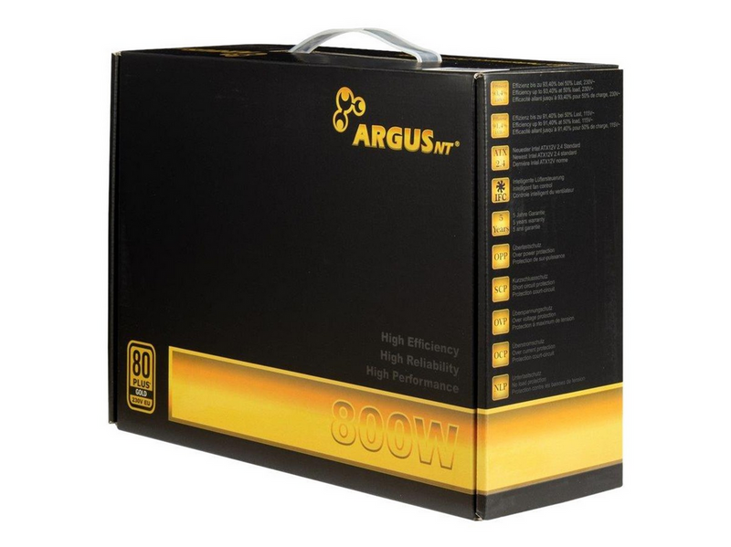 Inter-Tech Argus GPS-800 Netzteile - 800 Watt - 140 mm - ATX 2.4 - 80 Plus Gold