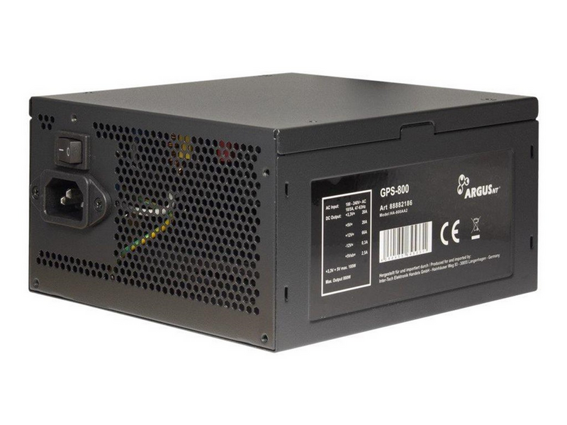 Inter-Tech Argus GPS-800 Netzteile - 800 Watt - 140 mm - ATX 2.4 - 80 Plus Gold