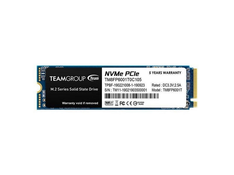 Team Group MP33 SSD - 1TB - M.2 2280 (80mm) PCIe 3.0