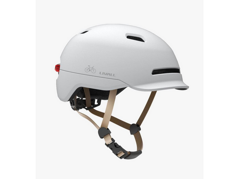 Livall C20 Smart Commuter Helmet - Medium - White