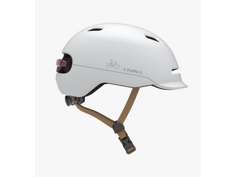 Livall C20 Smart Commuter Helmet - Medium - White