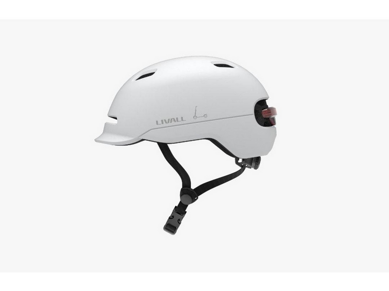 Livall C20 Smart Commuter Helmet - Medium - White