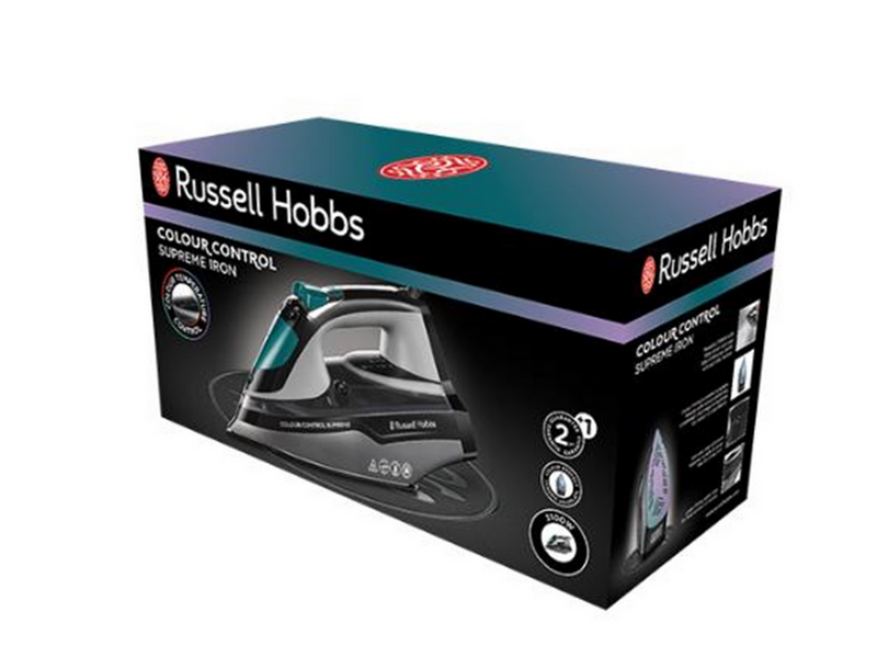 Russell Hobbs Dampfbügeleisen Colour Control Supreme