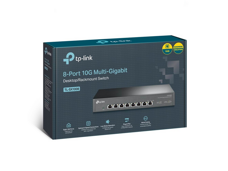 TP-Link TL-SX1008 8-Port 10G Desktop/Rackmount Switch