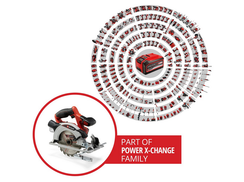 Einhell Cordless Circular Saw TE-CS 18/165-1 Li - Solo