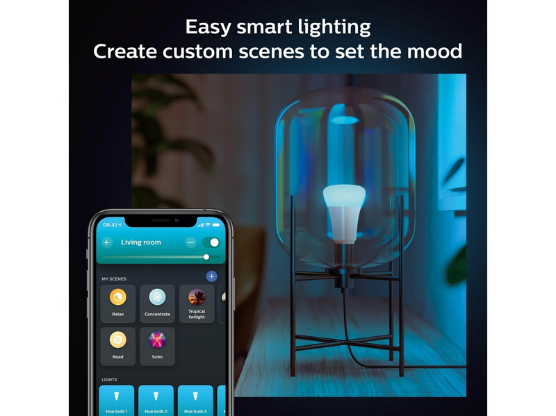 Philips Hue Color A60 E27 1100 Lumen - Starter-Kit