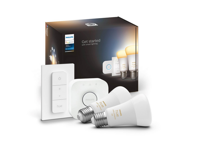 Philips Hue White Ambiance A60 E27 1100 Lumen - Starter Set mit 2 Glühbirnen