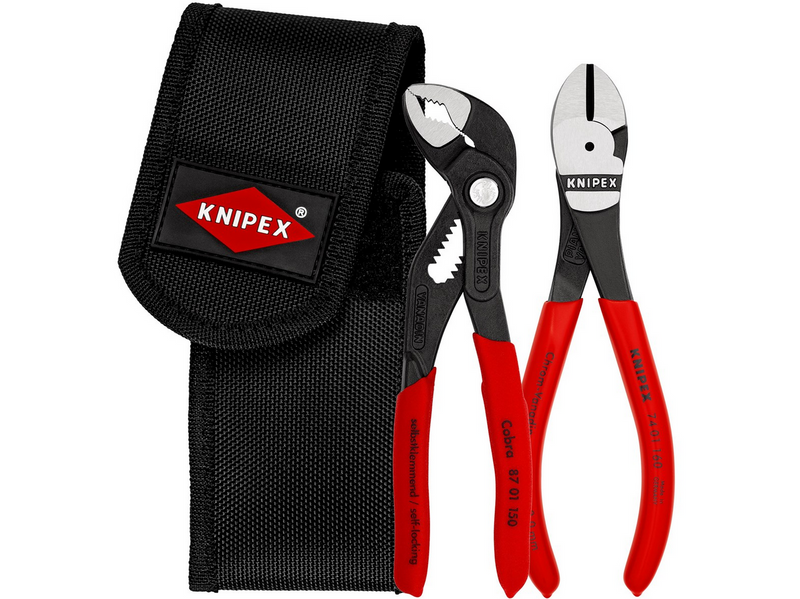 KNIPEX Mini-Zangensets, in Werkzeuggürteltasche