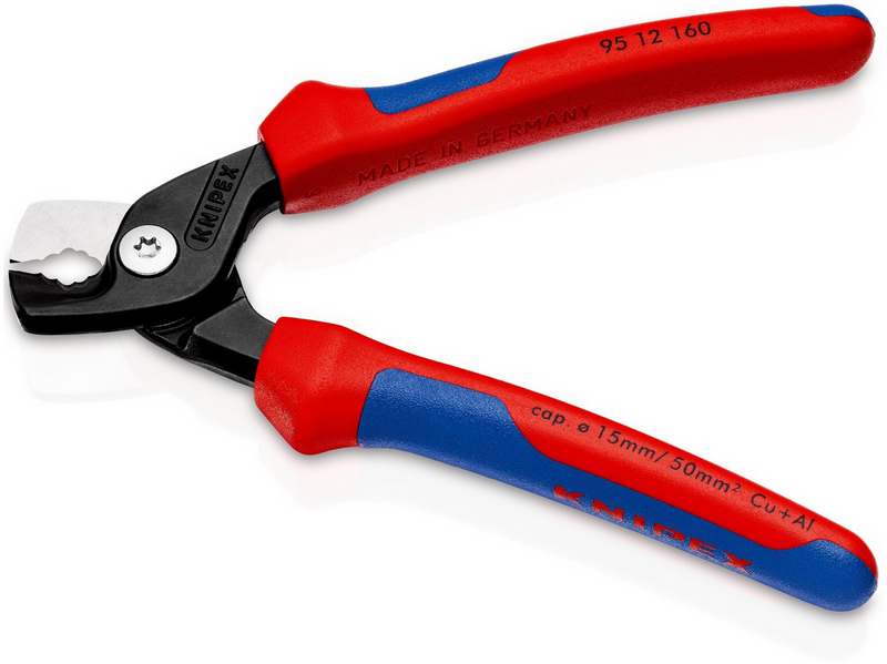 KNIPEX StepCut, Kabelscheren mit Stufenschnitt