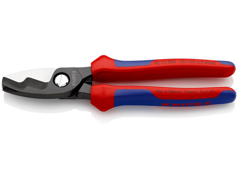 KNIPEX Kabelscheren, mit Doppelschneide
