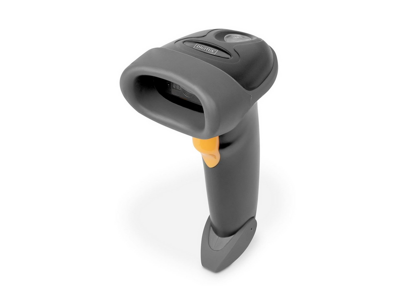 DIGITUS DA-81002 - 2D Wired Barcode Scanner (with USB Cable and Cradle)