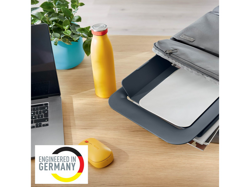 Leitz Ergo Cosy Höhenverstellbarer Laptopständer, 80% Recycelter Kunststoff,