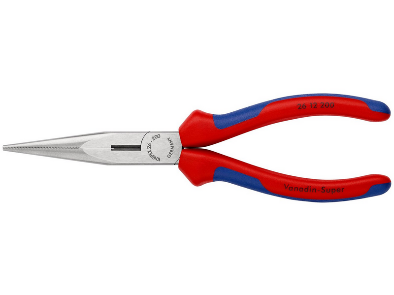 KNIPEX Flachrundzangen mit Schneide, (Storchschnabelzangen)