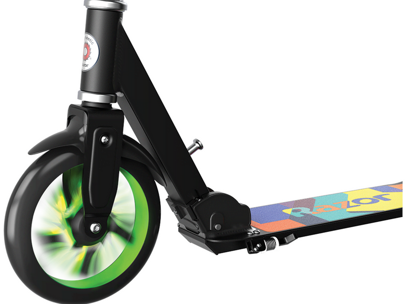 Razor A5 Lux Light Up - Green