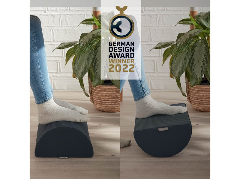 Leitz Ergo Cosy Fußstütze Samtgrau