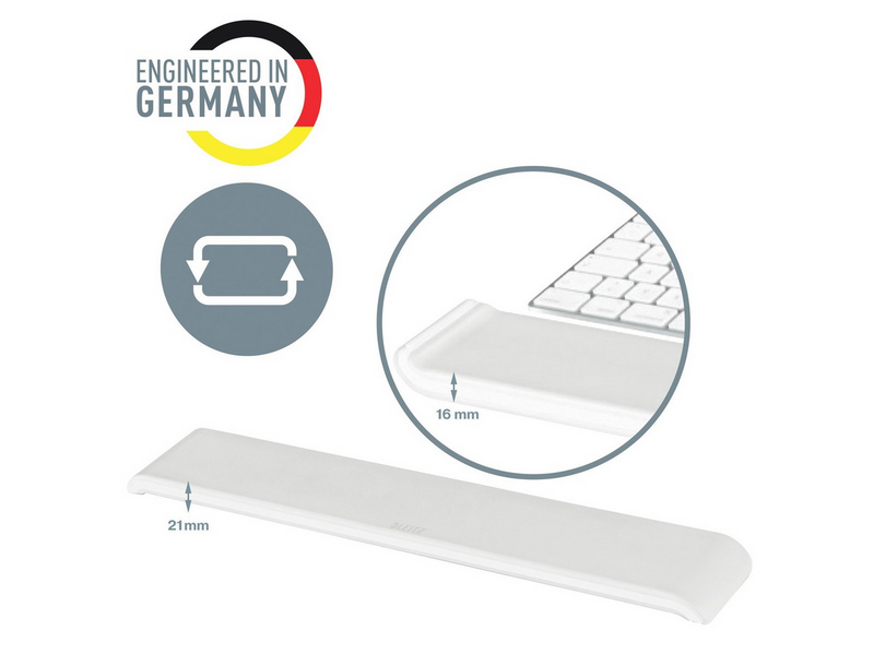 Leitz Ergo Cosy Verstellbare Handgelenkauflage für Tastaturen
