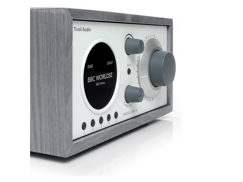 Tivoli Audio Classic Model One+ - DAB/DAB+/FM - Grau/Weiß