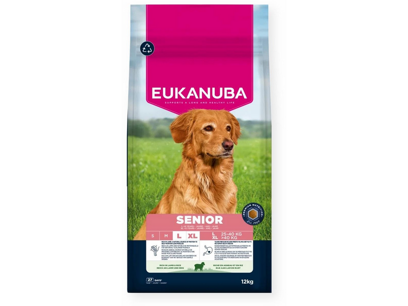 Eukanuba Senior Large Breed Lamb & Rice 12kg