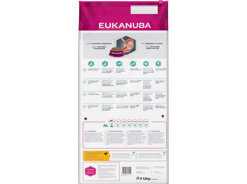 Eukanuba Daily Care Sensitive Digestion Adult All Breed 12kg