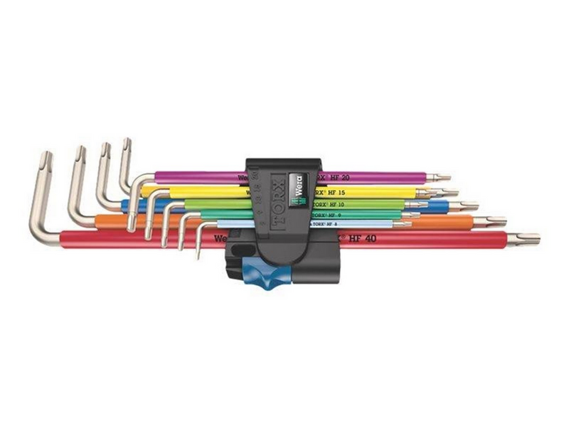 Wera 3967/9 TX SXL Multicolour HF Stainless 1 L-key set w/ holding function