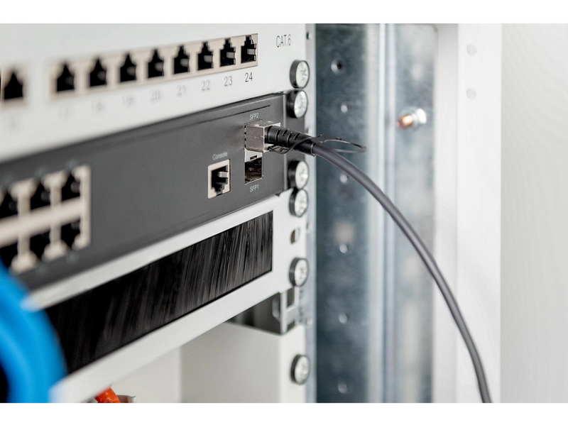 DIGITUS SFP+ 10G DAC Cable - 2m - Schwarz - 2m