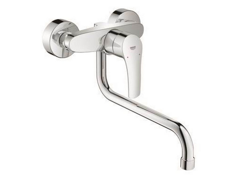 Grohe Eurosmart kitchen faucet for wall, chrome
