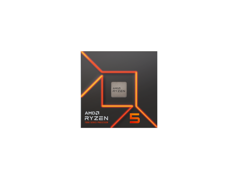 AMD Ryzen 5 7600X CPU - 6 Kerne - 4.7 GHz - AMD AM5 - AMD Boxed (ohne Kühler)