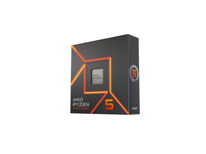 AMD Ryzen 5 7600X CPU - 6 Kerne - 4.7 GHz - AMD AM5 - AMD Boxed (ohne Kühler)