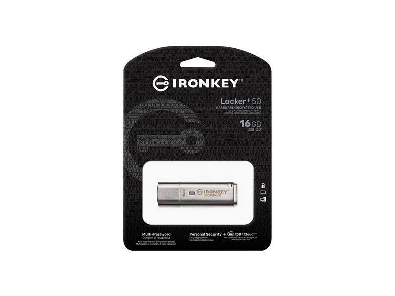 Kingston IronKey Locker+ 50 - 32GB - USB-Stick