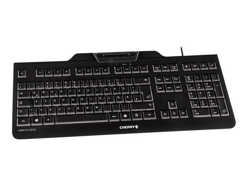 Cherry KC 1000 SC - Tastatur - Englisch (UK) - Schwarz