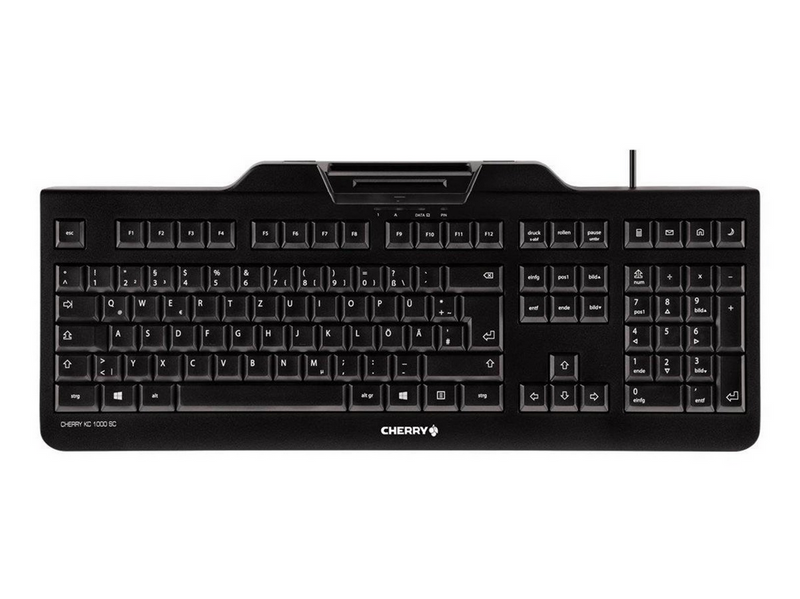 Cherry KC 1000 SC - Tastatur - Englisch (UK) - Schwarz