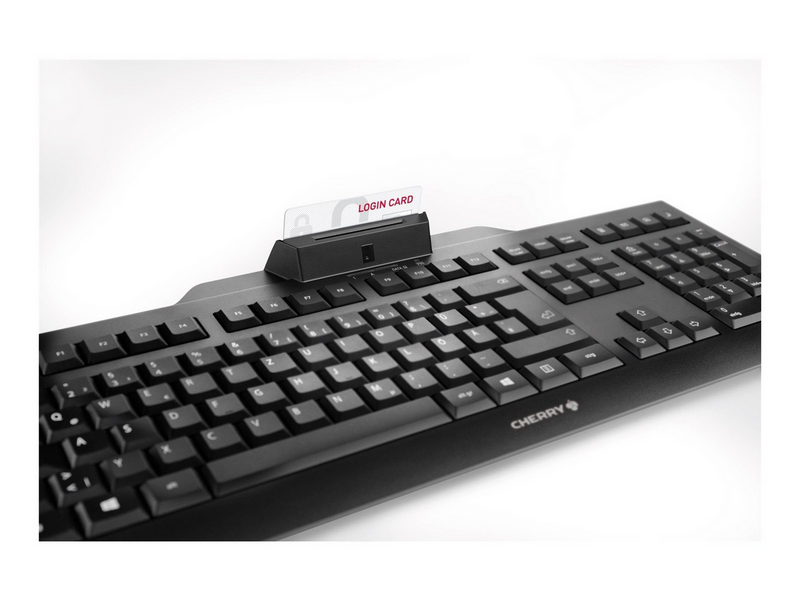 Cherry KC 1000 SC - Tastatur - Englisch (UK) - Schwarz