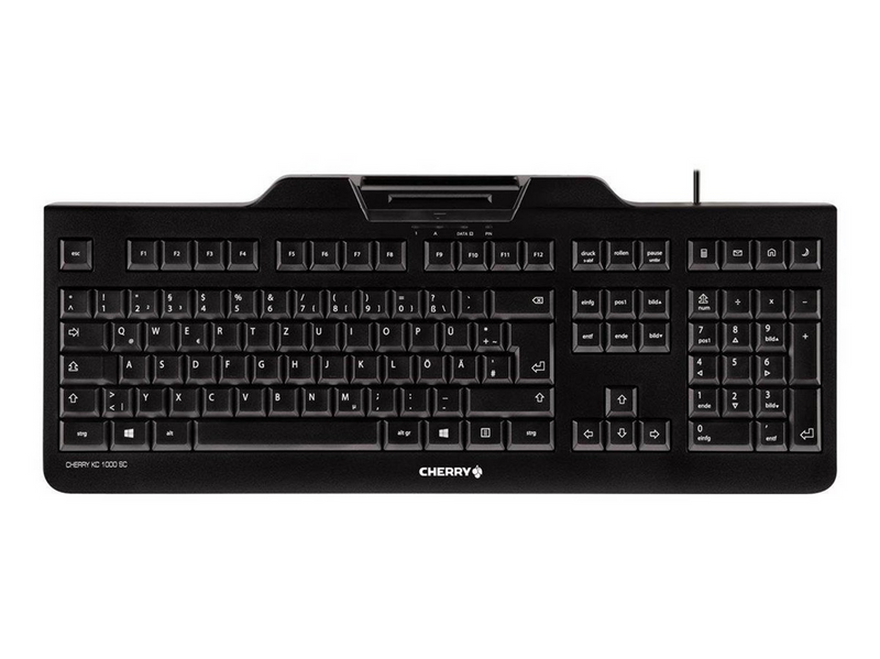 Cherry KC 1000 SC - Tastatur - Englisch (UK) - Schwarz