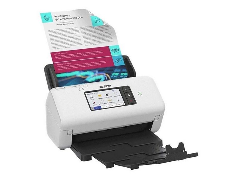 Brother ADS-4700W Desktop Document Scanner