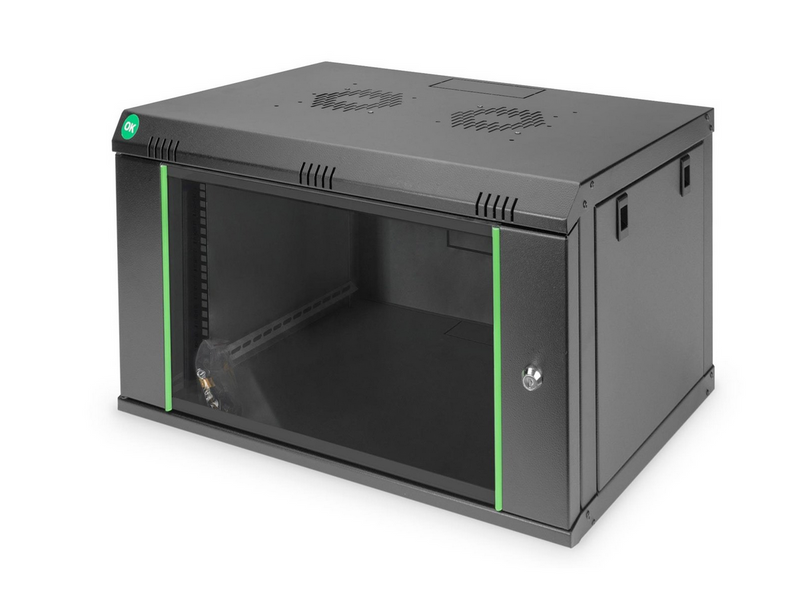 DIGITUS DN-19 07-U-EC-SW - 7U - Wall Mount Rack Cabinet