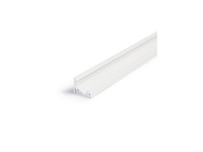 Light Solutions Aluminium-Winkelprofil – Modell C für Philips Hue und WiZ – Weiß