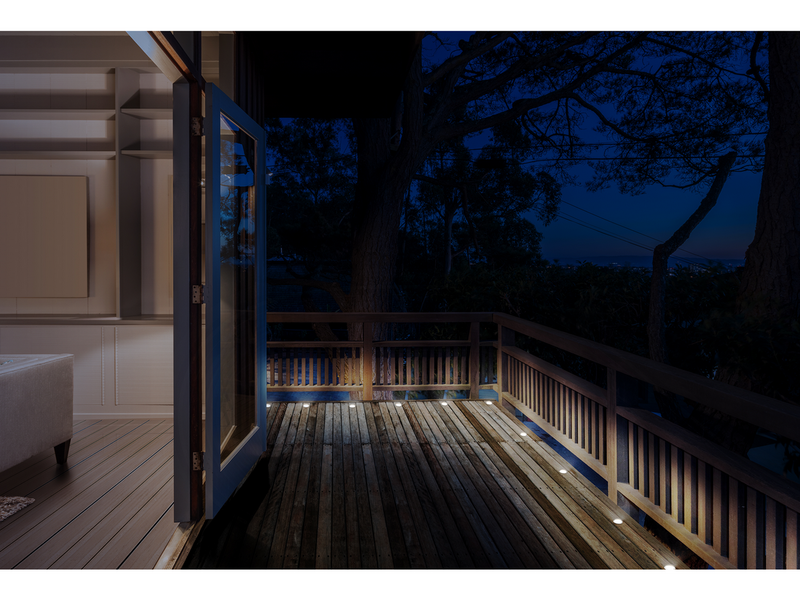 Deltaco Smart Home decklight kit warm white light and RGB silver
