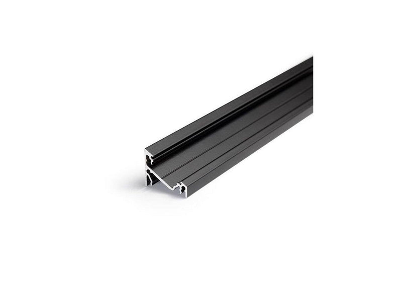 Light Solutions Aluminiumsprofil - Model C til Philips Hue og WiZ - Sort