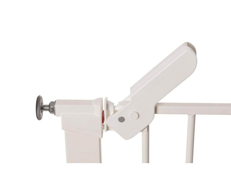 BabyDan Premier Safety Gate with 6 Extensions White 112-119.3 cm