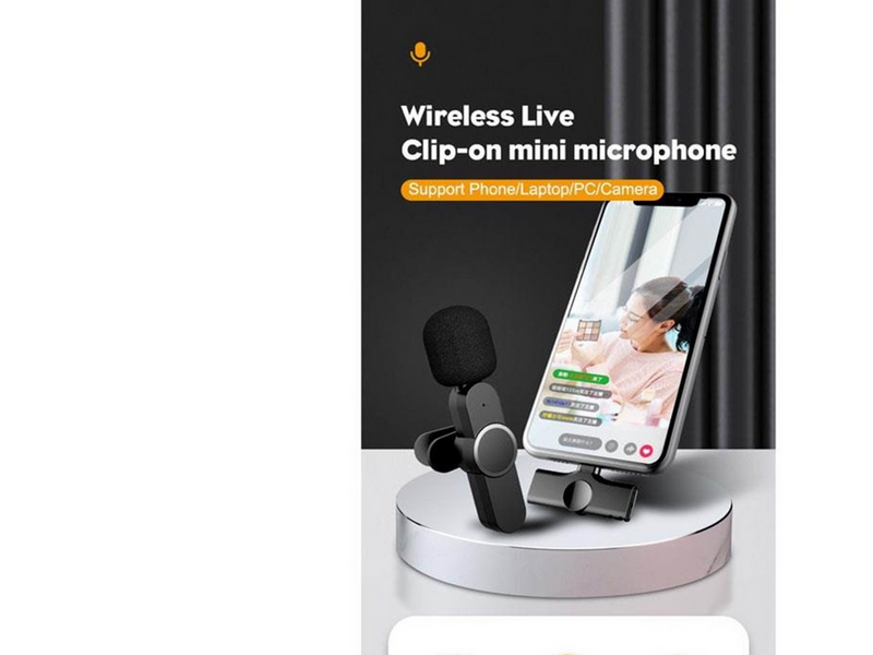 Lippa Dual Wireless Lavalier Microphone With USB-C Connector
