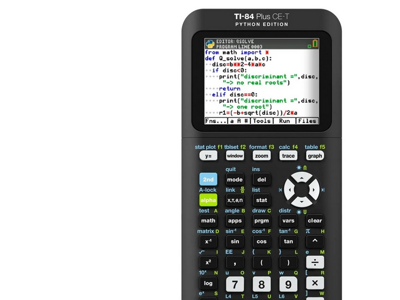 Texas Instruments TI-84 Plus CE-T - 2.8" - Color - USB